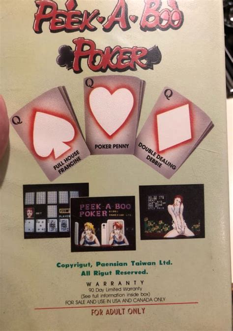 Peek A Boo Poker Nes Download