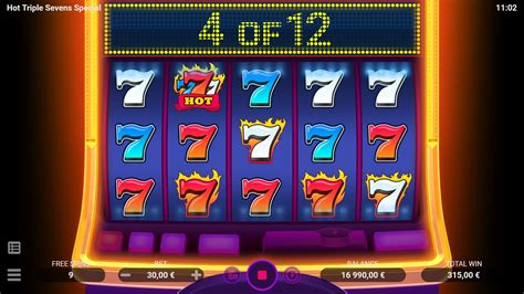 Play Hot Triple Sevens Special Slot