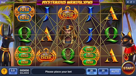 Play Mysterious Hieroglyphs Slot