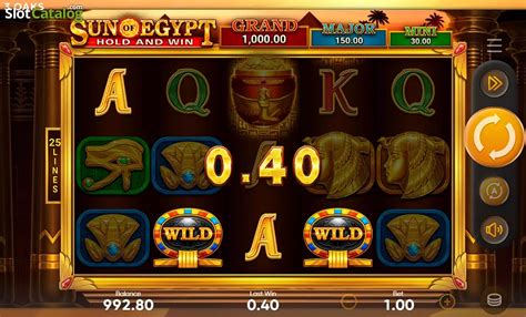 Play Sun Of Egypt Hold And Win Slot