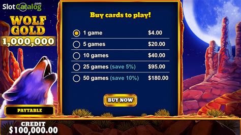 Play Wolf Gold Scratchcard Slot