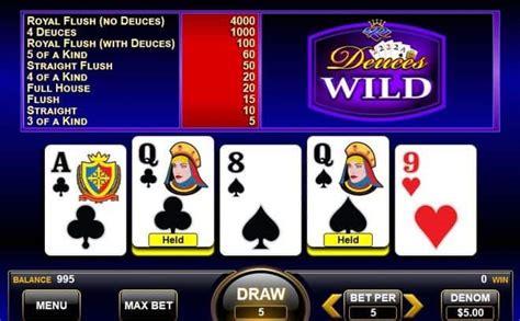 Poker 7 Bonus Deuces Wild Bodog