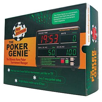 Poker Genie Manual