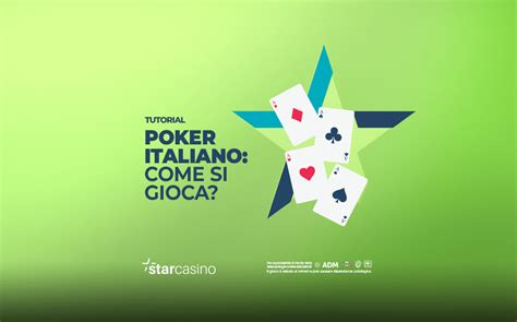 Poker Italiano Vem Si Gioca
