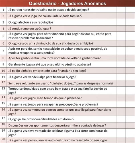 Poker Questionarios