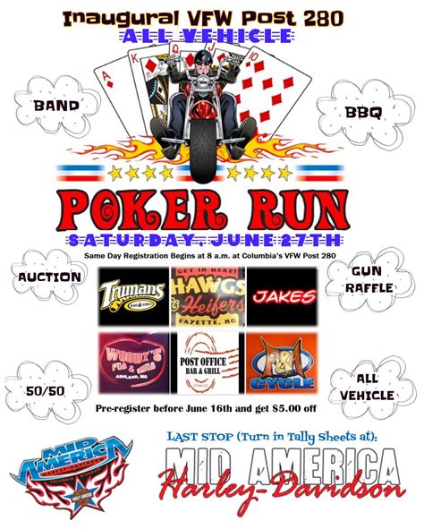 Poker Run Columbia Mo