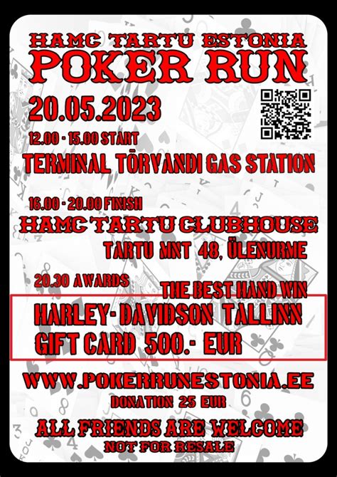Poker Run Estonia 2024
