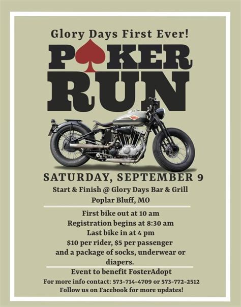 Poker Run Poplar Bluff Mo