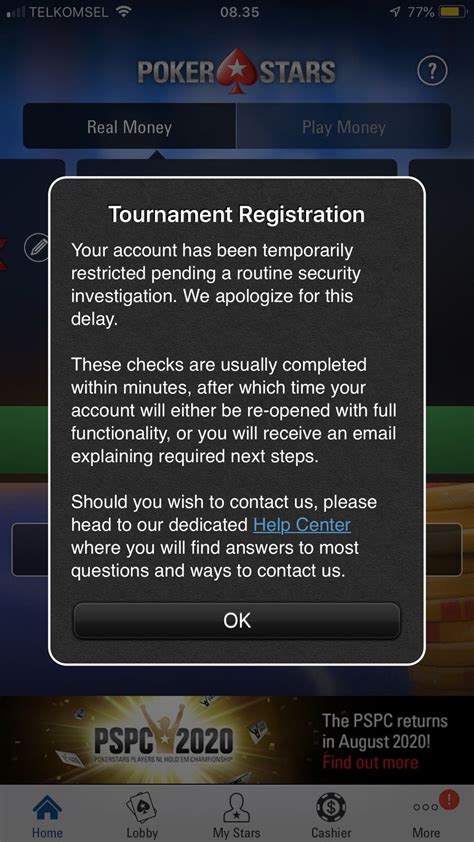 Pokerstars Players Withdrawal Has Been Blocked