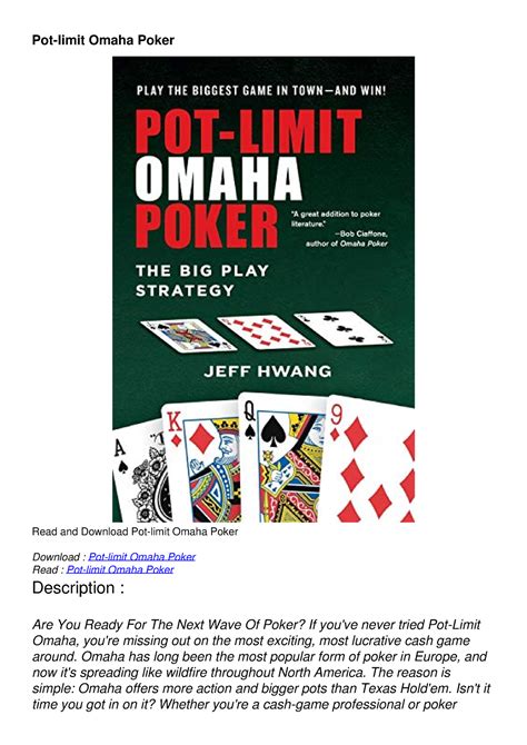 Pot Limit Omaha Poker Download