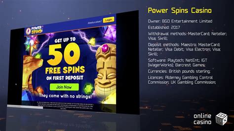 Power Spins Casino Codigo Promocional