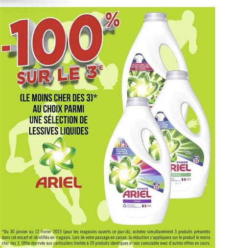 Promo Ariel Geant Casino