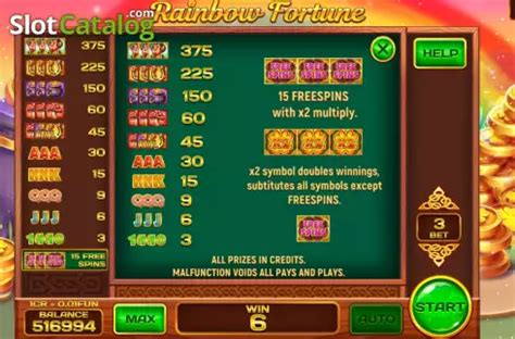 Rainbow Fortune 3x3 Betfair