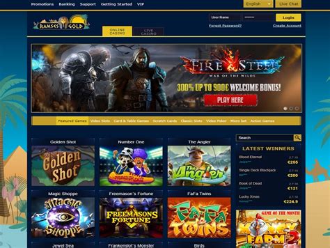 Ramses Gold Casino Online