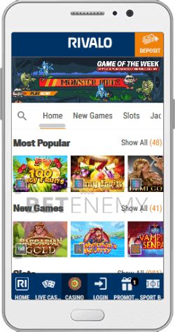 Rivalo Casino Mobile