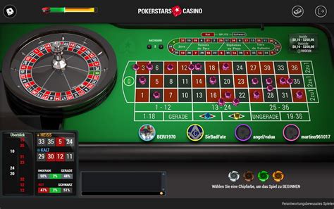 Roulette With Track Pokerstars