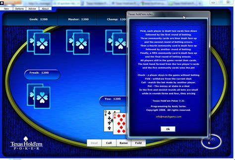 Saiba Texas Holdem Software