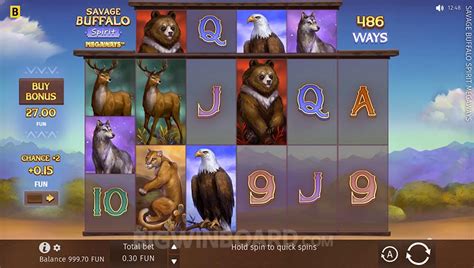 Savage Buffalo Spirit Megaways Slot Gratis