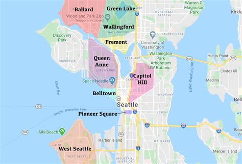 Seattle Casinos Mapa