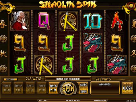 Shaolin Spin Betfair