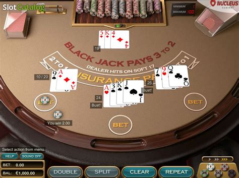 Single Deck Blackjack Nucleus Gaming 888 Casino