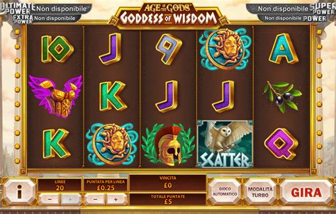 Slot Age Of The Gods Goddes Of Wisdom
