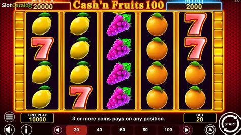 Slot Cash N Fruits 100 Hold Win