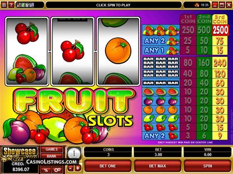 Slot Casino Fruits