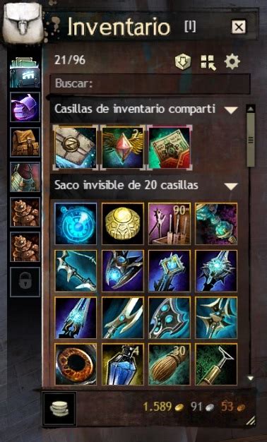 Slot De Inventario Gw2