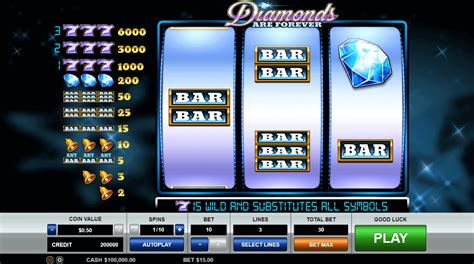 Slot Diamonds Are Forever 3 Lines