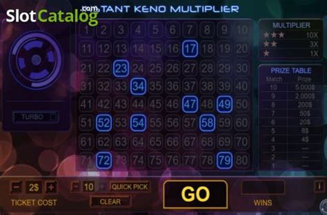 Slot Instant Keno Multiplier