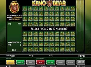 Slot Keno Bear
