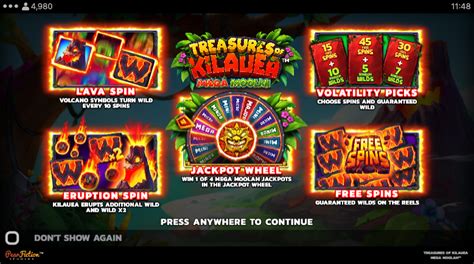 Slot Treasures Of Kilauea Mega Moolah