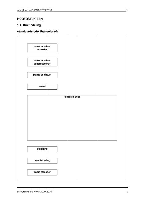 Slot Zinnen Formele Breve