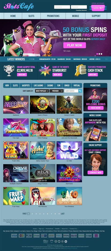 Slots Cafe Casino Review