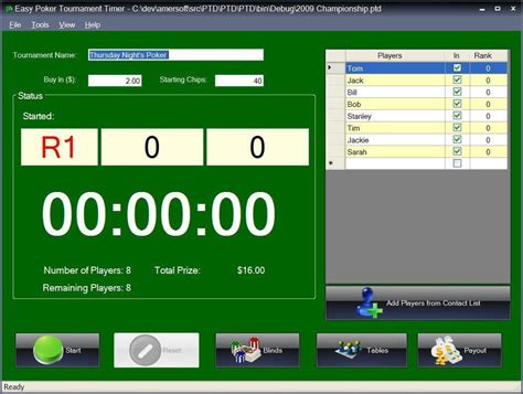 Software De Poker Timer Livre