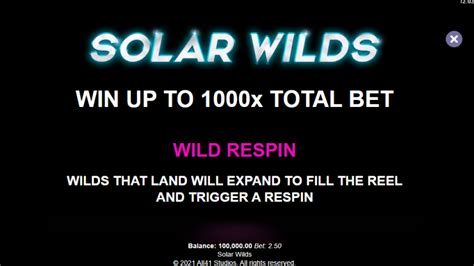 Solar Wilds Betano