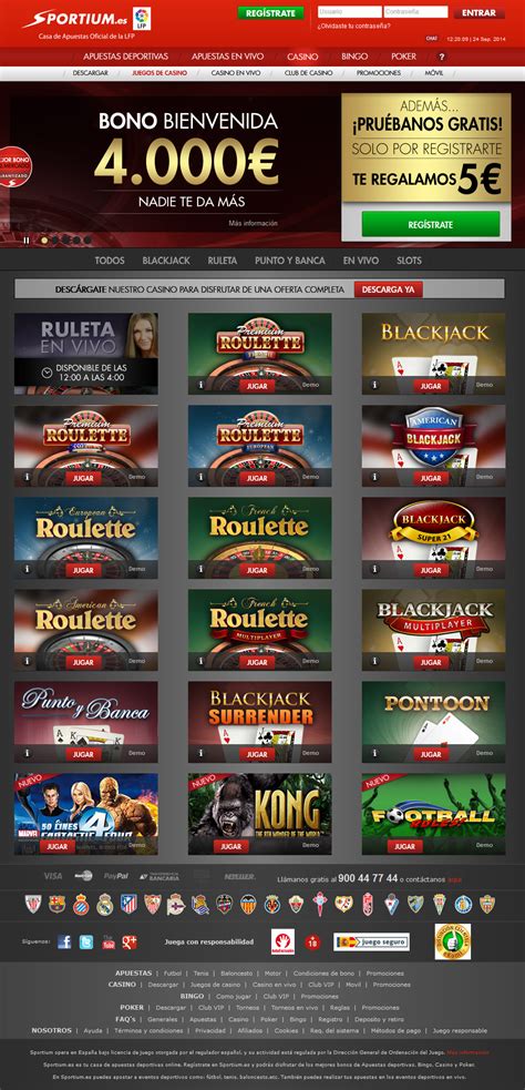 Sportium Casino Download