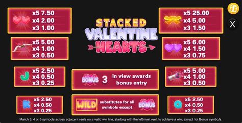 Stacked Valentine Hearts 888 Casino