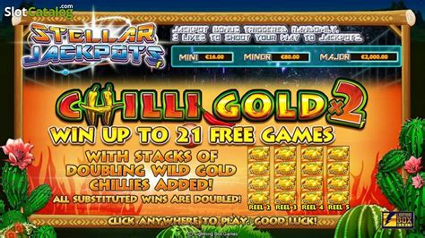 Stellar Jackpots With Chilli Gold X2 Bwin