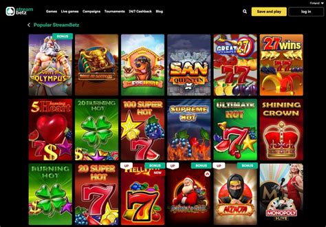 Streambetz Casino Login