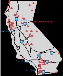 Sul Da California Indian Casino Mapa