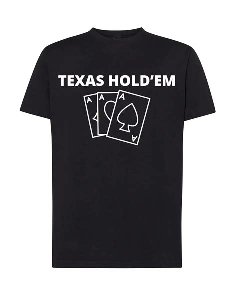 T Shirt De Poker De Texas Holdem