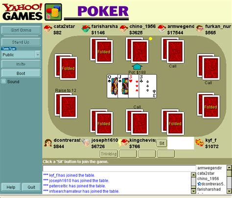 Texas Holdem Di Yahoo