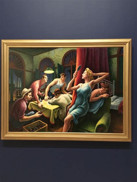 Thomas Hart Benton Noite De Poker