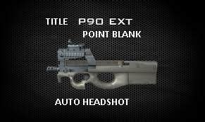 Titulo P90 Headshot 3 Slot