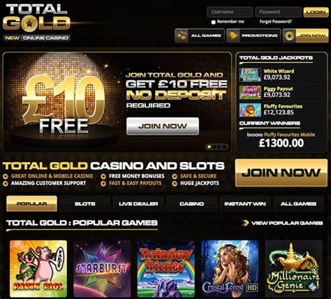 Total Gold Casino Codigo Promocional