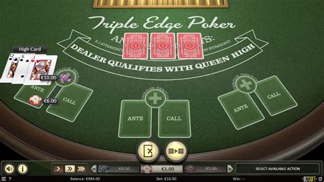 Triple Edge Poker Bwin