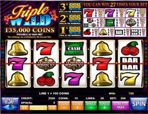 Triple Wild Seven 5 Reels Slot Gratis