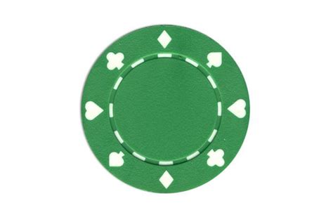 Verde Fichas De Poker A Pena